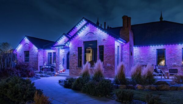 Decorate Outdoors with Red and White LED Christmas Lights: